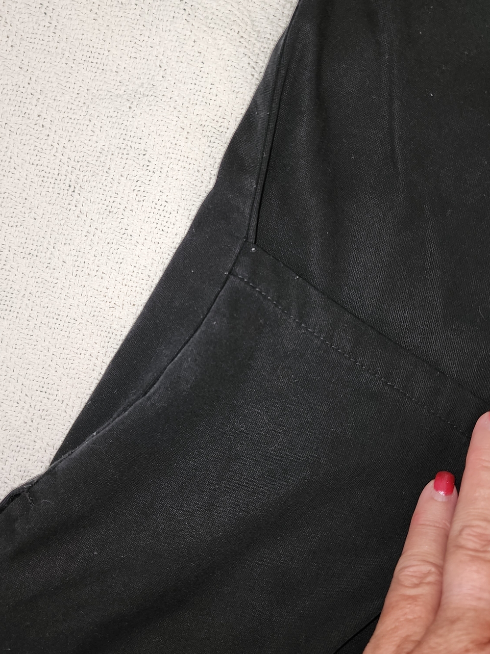 DICKIES EDS Signature Black Scrub Top Keyhole Notch V-Neck Pockets - Picture 8 of 12